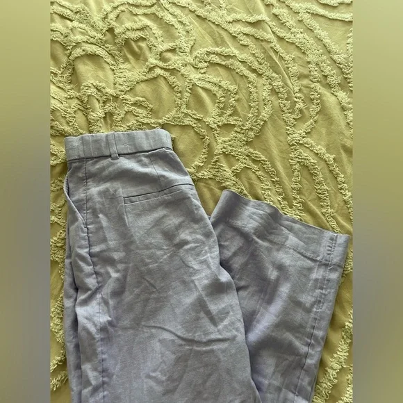 Abercrombie Linen Blend Pant - Lilac Color - Picture 7 of 8